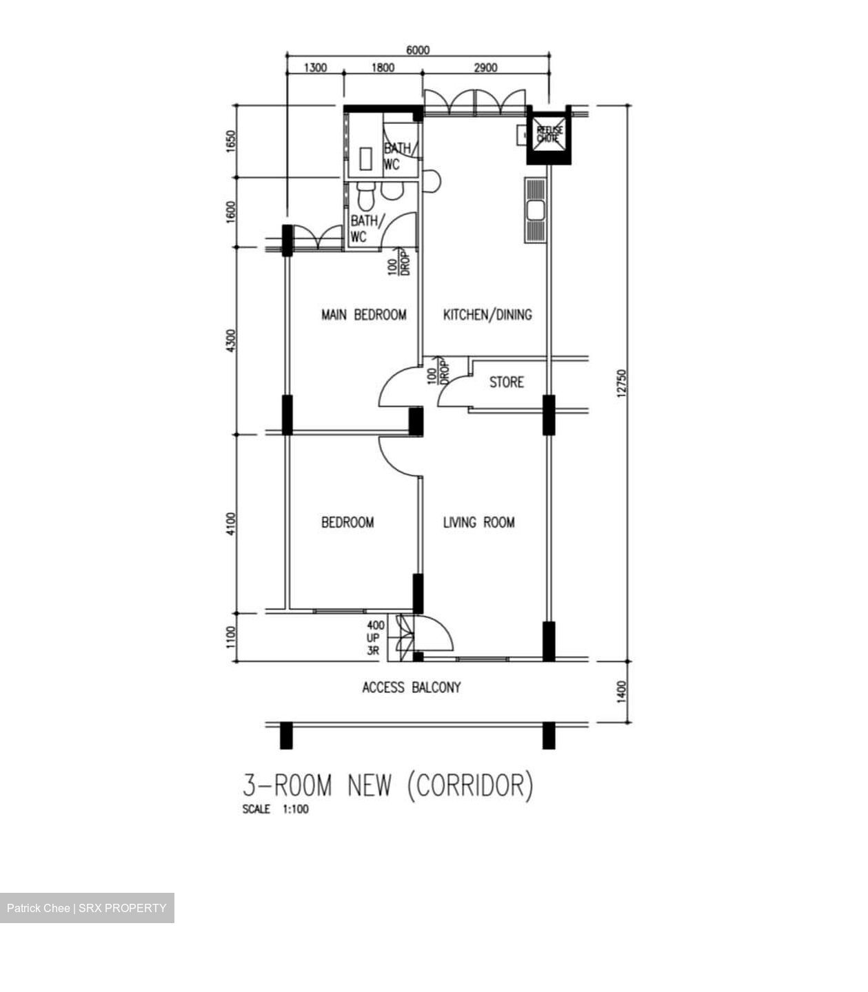 Blk 227 Bukit Batok Central (Bukit Batok), HDB 3 Rooms #525364071